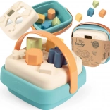 Smoby kleiner grüner Sortierer im Korb aus Bioplastik