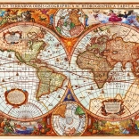 GRAFIKA Puzzle Historische Weltkarte 3000 Teile