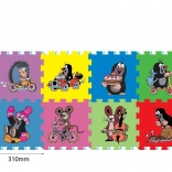 Schaumstoffteppich KLEINER MAULWURF 29 × 29 cm