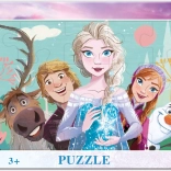 Puzzle Frozen: Familie 15 Stücke