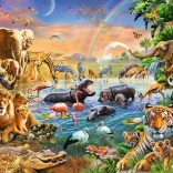 Puzzle Ravensburger Dschungel Savanne 100 Stk.