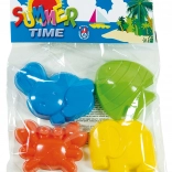 Set von Förmchen Tiere für Kinder