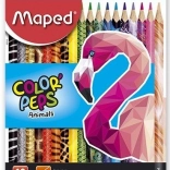 Dreikant-Buntstifte MAPED Color'Peps Animals 18 Stk.