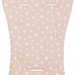 Weiche Kinderwagenunterlage Chipolino Beige Stars
