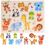 Holzpuzzle Tiere